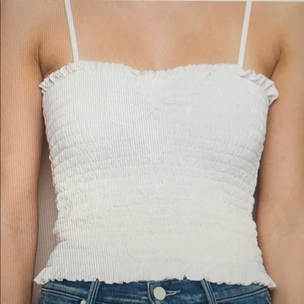 Brandy Melville White Crop Top
